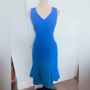 Linen Oscar De La Renta dress